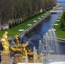 Реставрация фонтанной аллеи у Морского канала. г. Петергоф